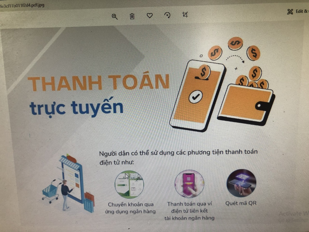 THANH TOÁN TRỰC TUYẾN GÓP PHẦN ĐẨY NHANH XÂY DỰNG CHÍNH QUYỀN ĐIỆN TỬ